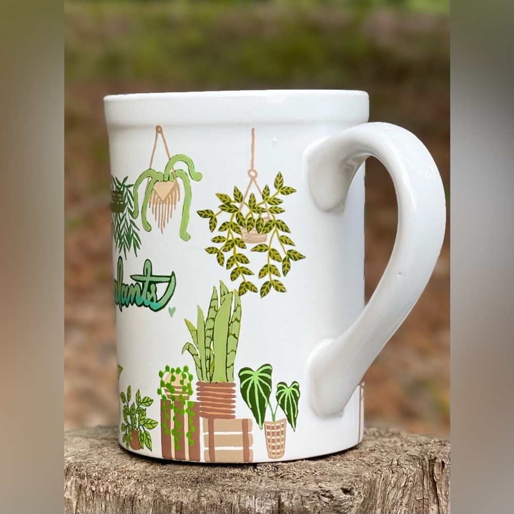 Handpainted Planty Mug - Picture 4 of 8